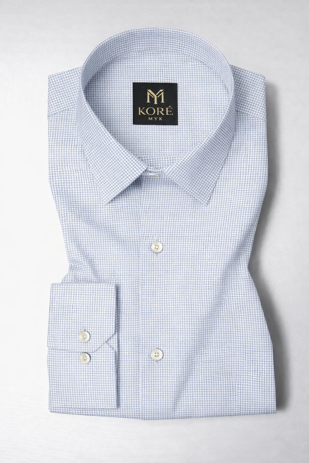 Glacier Gray Signature Micro Print Shirt