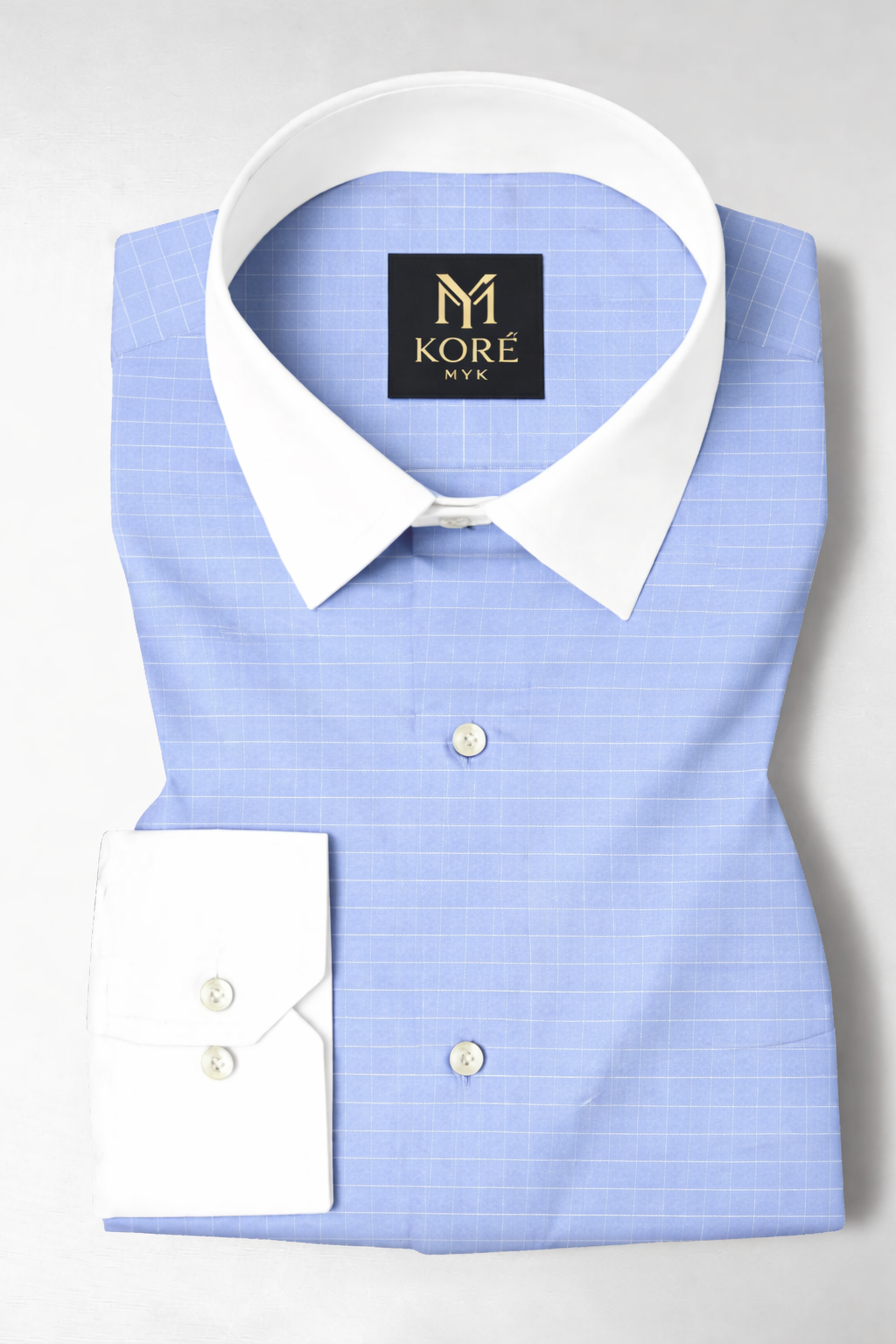 Hudson Blue Grid Cotton Shirt