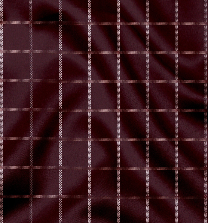 Huckleberry Maroon Gridline Luxe Cotton Shirt KORE MYK